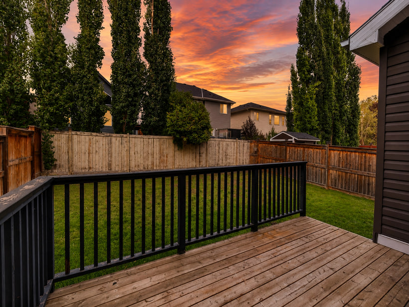 The deck off the back, 370 Silverado Way SW
