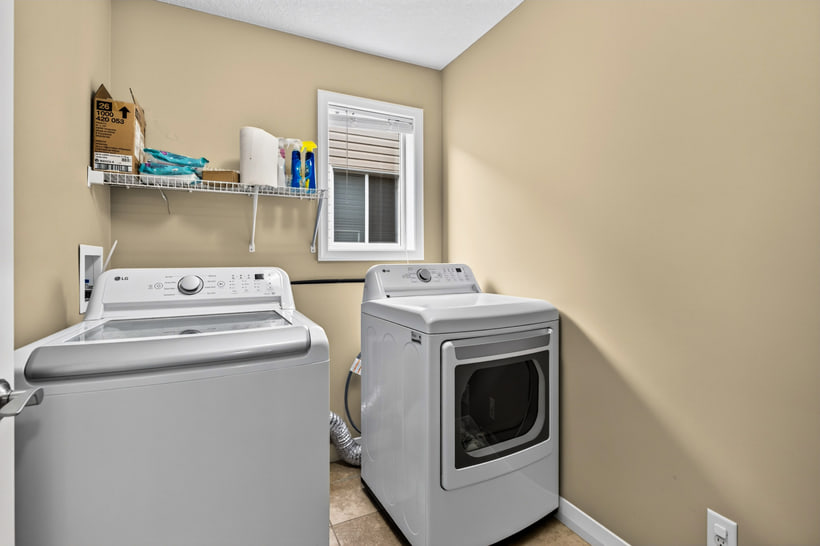 Laundry room, upper floor, 370 Silverado Way SW
