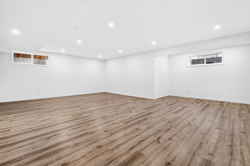 Lower level, toward the stairs, 370 Silverado Way SW