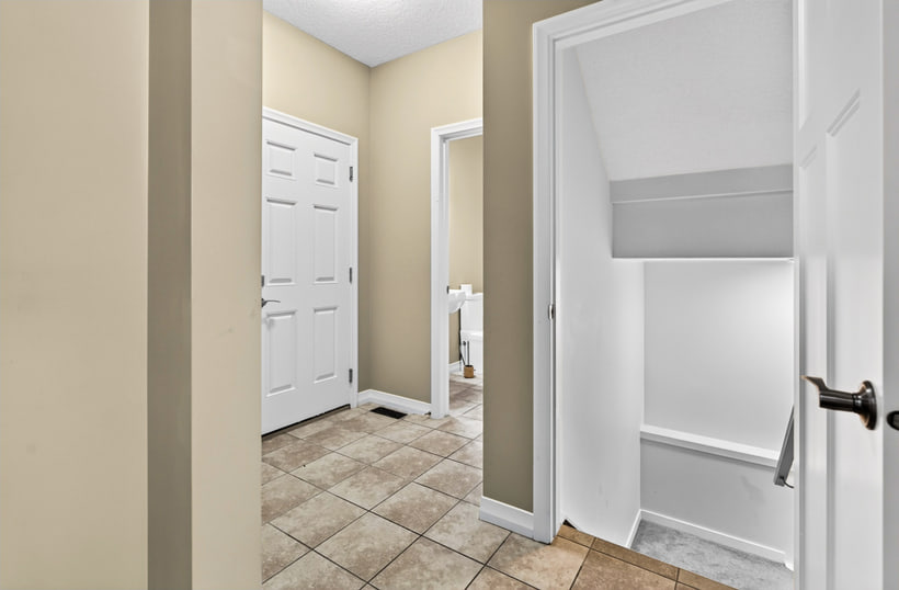 Mud room and main floor hall, 370 Silverado Way SW